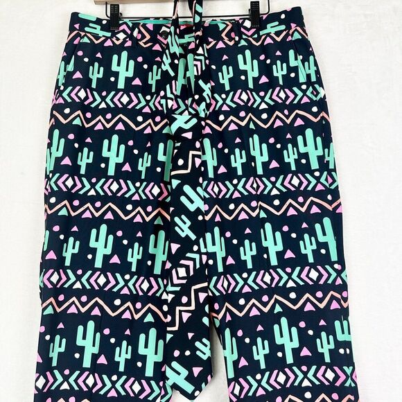 Shinesty The Sensual Succulent Neon Cactus Pants & Tie Set Size 34x34 Party Rave - Picture 4 of 7